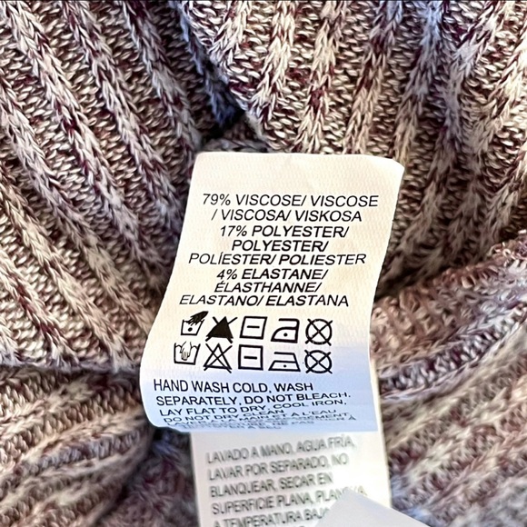 🌀 Lucky Brand Bell Sleeve Lightweight Marled Sweater - Picture 7 of 8